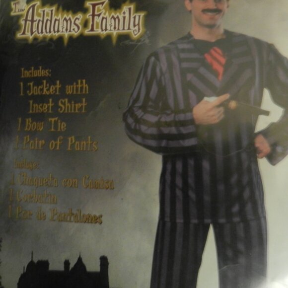 Deluxe Gomez The Addams Family Costume Mens size 36-38 NWT 🆕SHIPS FAST😮‍💨⚡🚚 - Picture 6 of 16